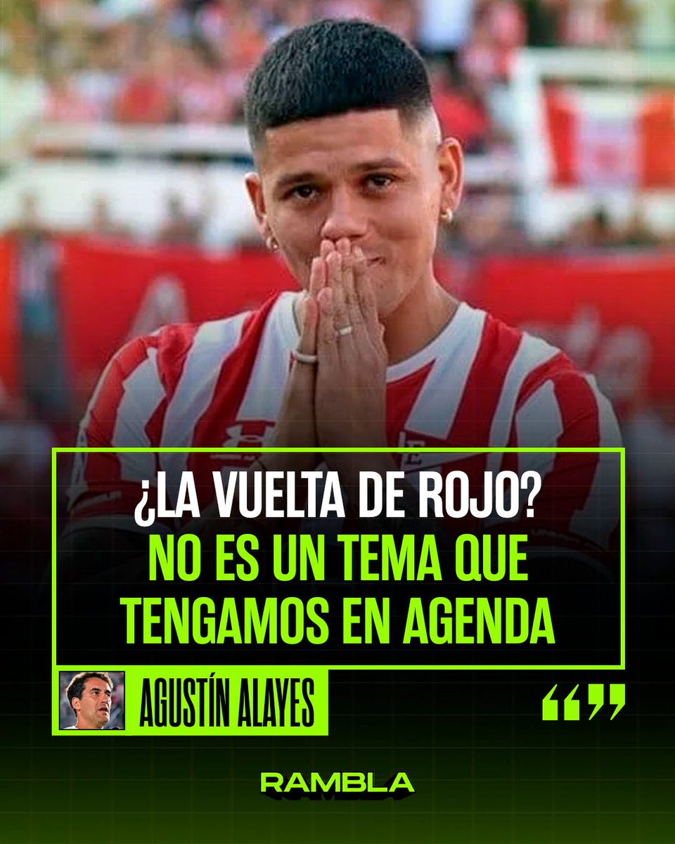 ramblastream's tweet photo. 🔥ALAYES HABLÓ DE ROJO

🇦🇹Agustín Alayes, manager de Estudiantes, habló sobre la posibilidad de que Rojo vuelva a #EDLP

🎙"¿La vuelta de Rojo? No es un tema que tengamos en agenda. Marcos está en Racing y se debe a Racing, así como nosotros nos debemos a Estudiantes." https://t.co/Tw0dC7a9AJ