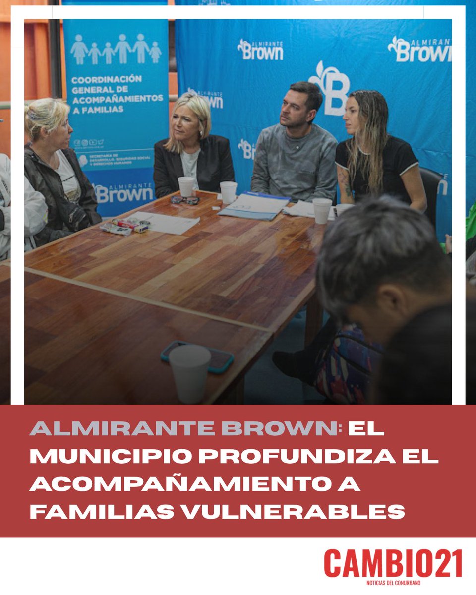 El Municipio de Almirante Brown profundiza el acompañamiento a familias vulnerables.

Nota completa: Link en bio
<a href="/paulaeichel/">Paula Eichel</a> <a href="/JuanoFabiani/">Juan Jose Fabiani</a>