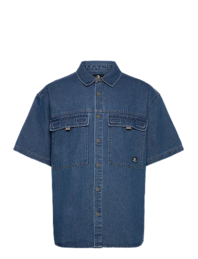 [260416] Giuk wore the denim utility shirt from Converse. sold out :/ #ONEWE <a href="/official_ONEWE/">원위 (ONEWE)</a>  #원위