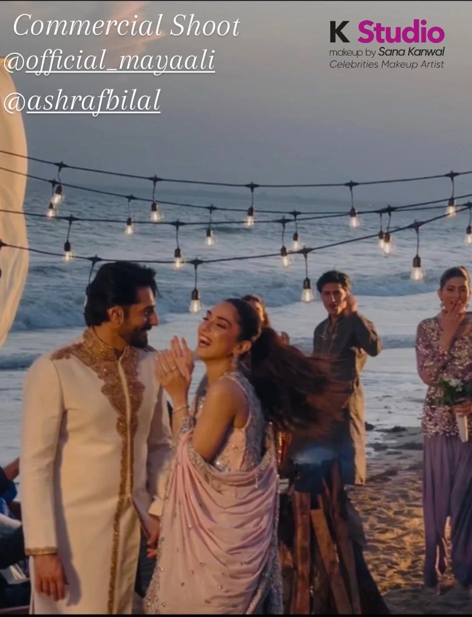 777Avengers's tweet image. Maya and Bilal new commercial shoot bts. Can’t wait for this upcoming jodi. Maya is killing with her looks 👌👌🔥🔥🔥🔥 #mayaali #bilalashraf