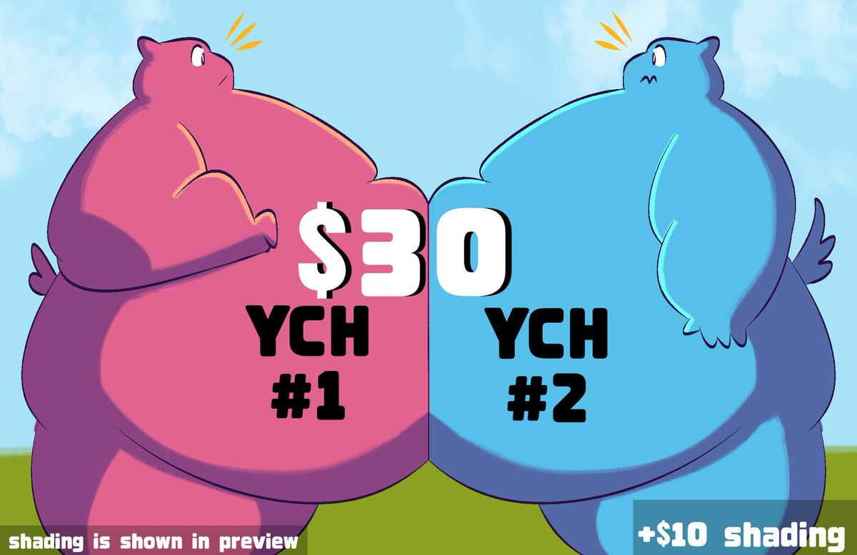 BELLY BUMP YCH RAFFLE + COMM 💥

🟢 Want to enter the raffle? 
• Like + Retweet  
• Reply with 1–2 refs (can be a friend!)  
• No NSFW refs 

🟡 Want to skip the raffle and get yours now? 
You can DM me and buy one for $30

Raffle ends April 24th! Good luck
