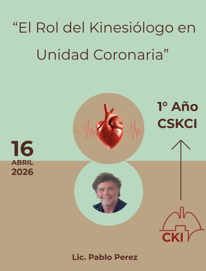 CKISATI's tweet photo. 📣El Jueves  16/04 el Lic. Pablo Pérez dió una clase sobre “ El Rol del Kinesiólogo en Unidad Coronaria”. 🫁🫀🩺para los alumnos de  1° año del CSKCI https://t.co/RkuWRGTcKc