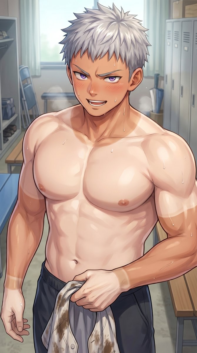 😤💦⚾ → 😏💦