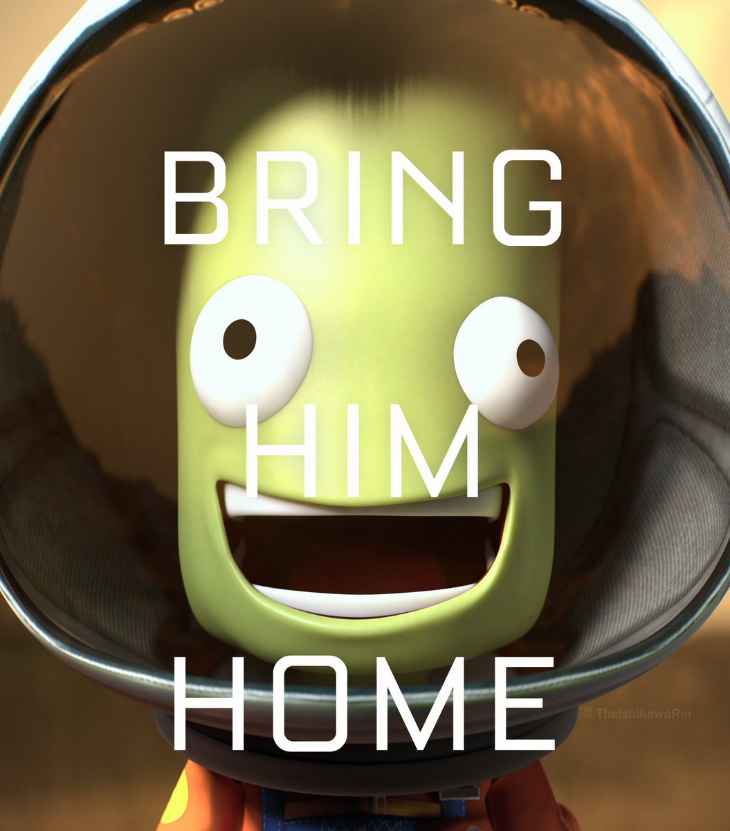 Given my ongoing efforts to rescue Jebediah, Bob, Bill and Valentina Kerman from Duna in Kerbal Space Program I thought now would be a perfect time to make this render in Blender.