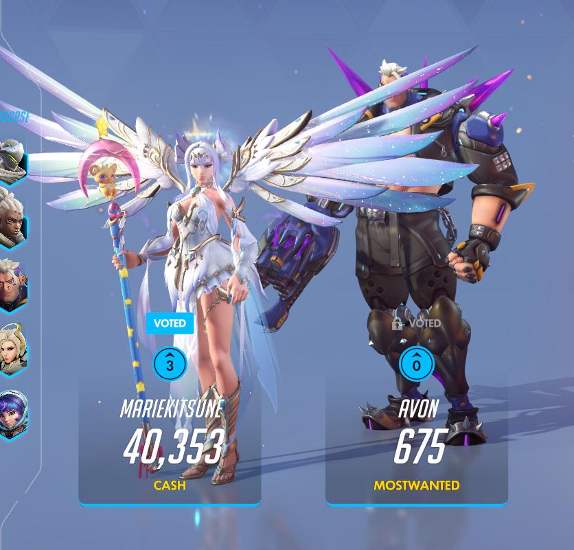 KitsuneMarie's tweet photo. "Don't look at him, look at me." aah Mercy pose. https://t.co/V6Jd1UFE9y