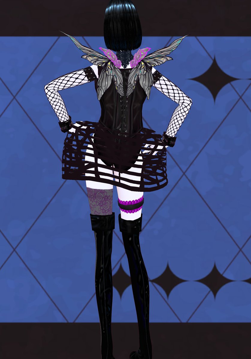 dingyartsnovels's tweet photo. BL_GothicRoseCage Fairy | vintvgedesires https://t.co/c0CZn6eMXD #booth_pm #Vroid #VRoidStudio #vrchat #vtuber #cluster #3dmodel #goth #AvatarOC #characterdesign #fashion https://t.co/1CfyJnxSfk
