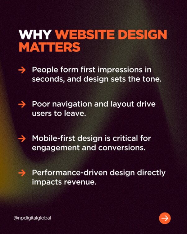NPDigital's tweet image. At NP Digital, we design websites built to perform.💻

From structure and speed to user flow, every design choice impacts how people engage and whether they convert.

Learn more: npdigital.com/solutions/crea…

#WebsiteDesign #DigitalStrategy #UXDesign #WebDevelopment