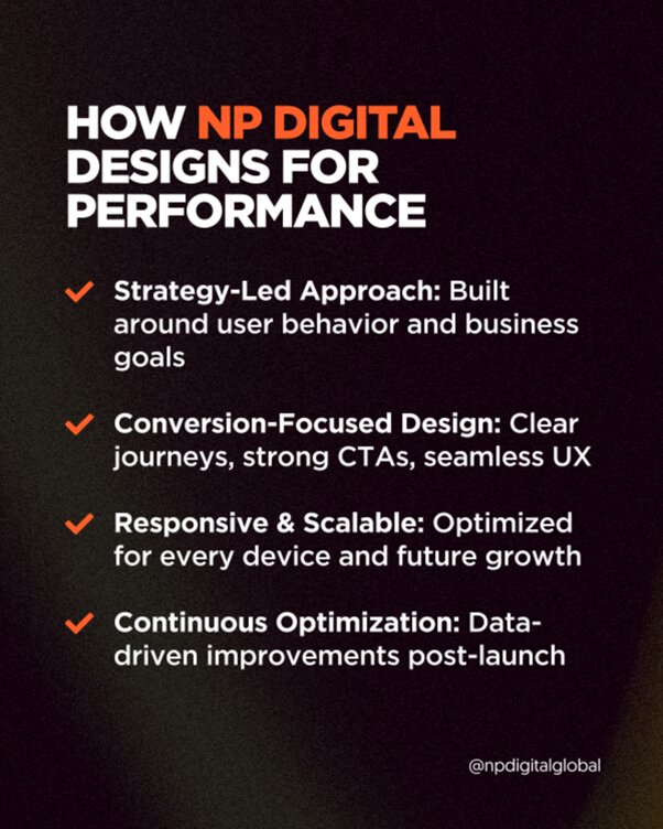 NPDigital's tweet image. At NP Digital, we design websites built to perform.💻

From structure and speed to user flow, every design choice impacts how people engage and whether they convert.

Learn more: npdigital.com/solutions/crea…

#WebsiteDesign #DigitalStrategy #UXDesign #WebDevelopment
