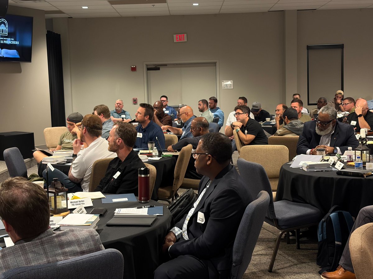 MBTS's tweet photo. Yesterday, the Midwestern Institute for Preaching and Preachers hosted their preaching workshop in Tulsa, Oklahoma!

We're thankful to the Lord for the opportunity to equip pastors and preachers #ForTheChurch. #preachingandpreachers https://t.co/hHC4pOSLvM