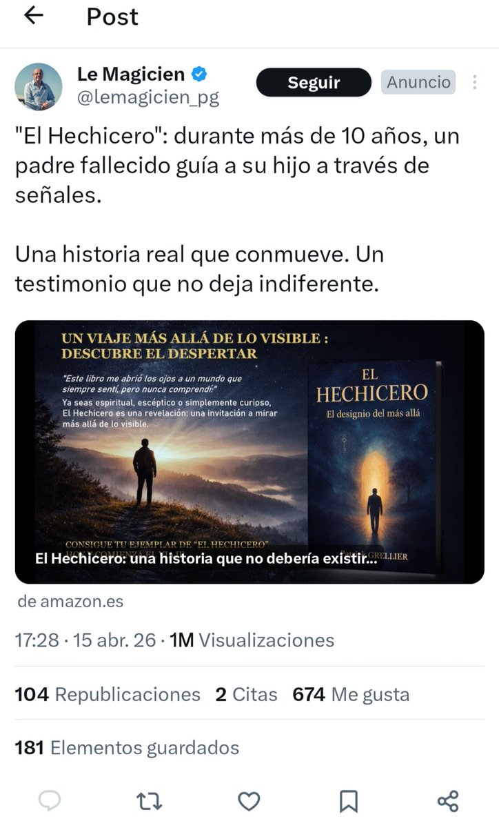 Una historia real, dice el tal Le Magicien...