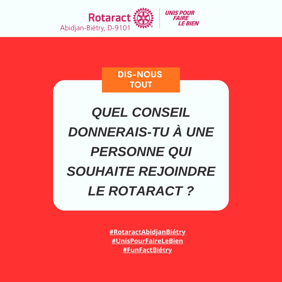Rotaract Club Abidjan Biétry tweet media
