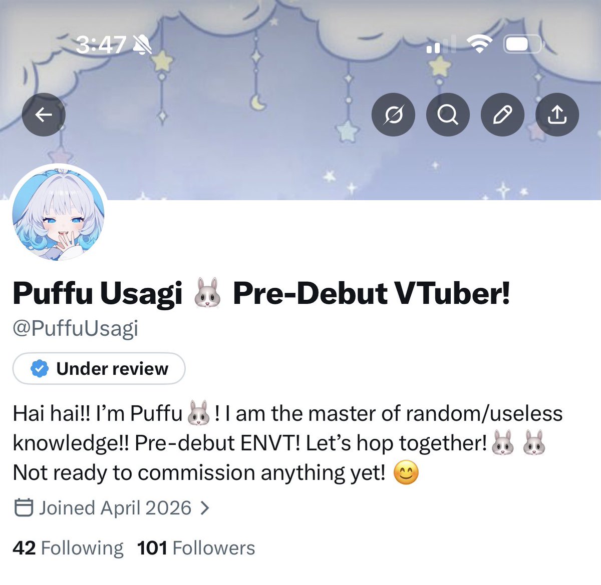 Puffu Usagi 🐰 Pre-Debut VTuber! tweet media