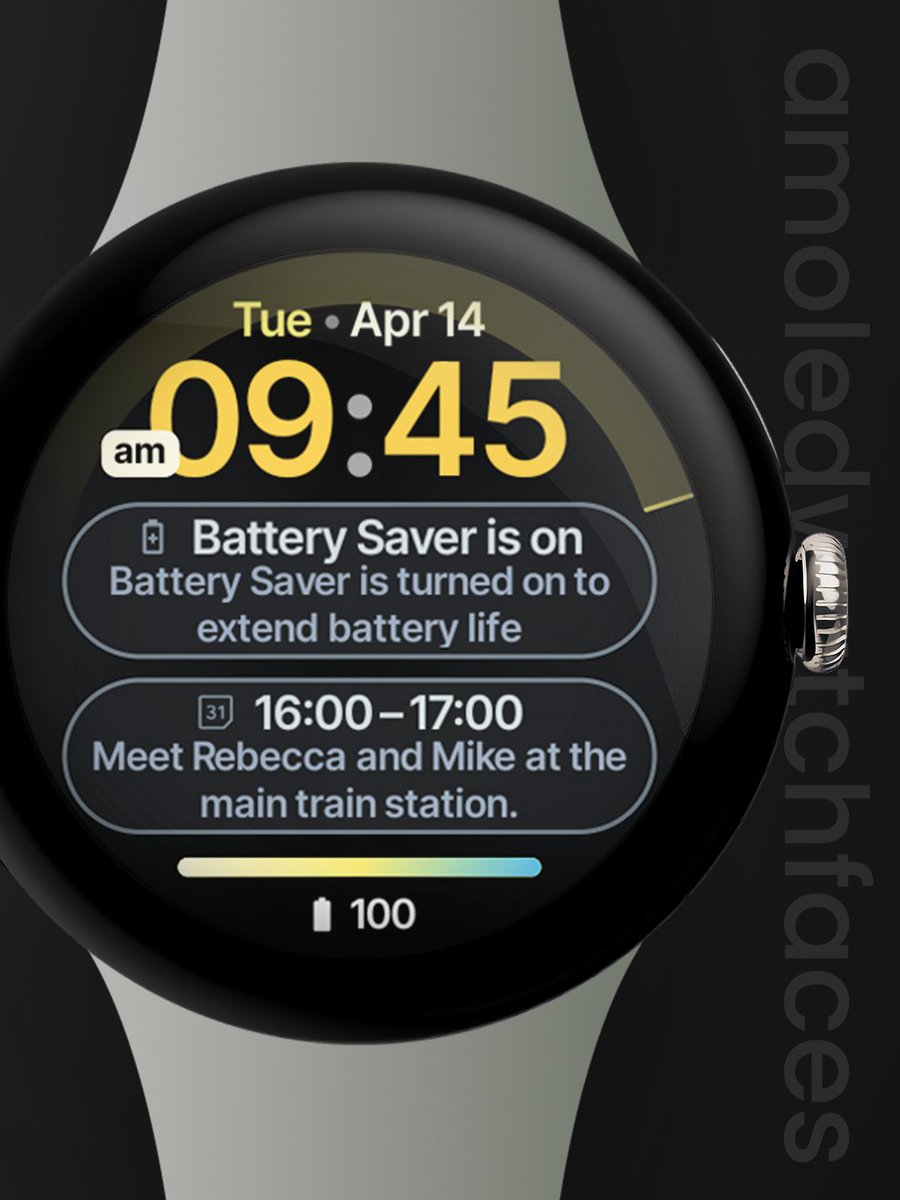 amoledwatchfaces™ tweet media