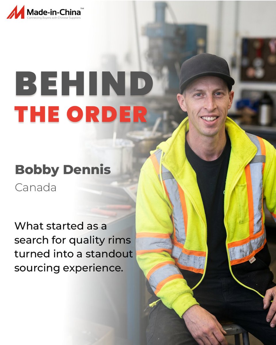madeinchina_b2b's tweet image. Looking for quality wheel rims?

Mr. Bobby Dennis from Canada sourced through Made-in-China.com and was impressed by the design and quality.

Find it here:
shorturl.at/JpTar

#MIC #MadeInChina #Sourcing