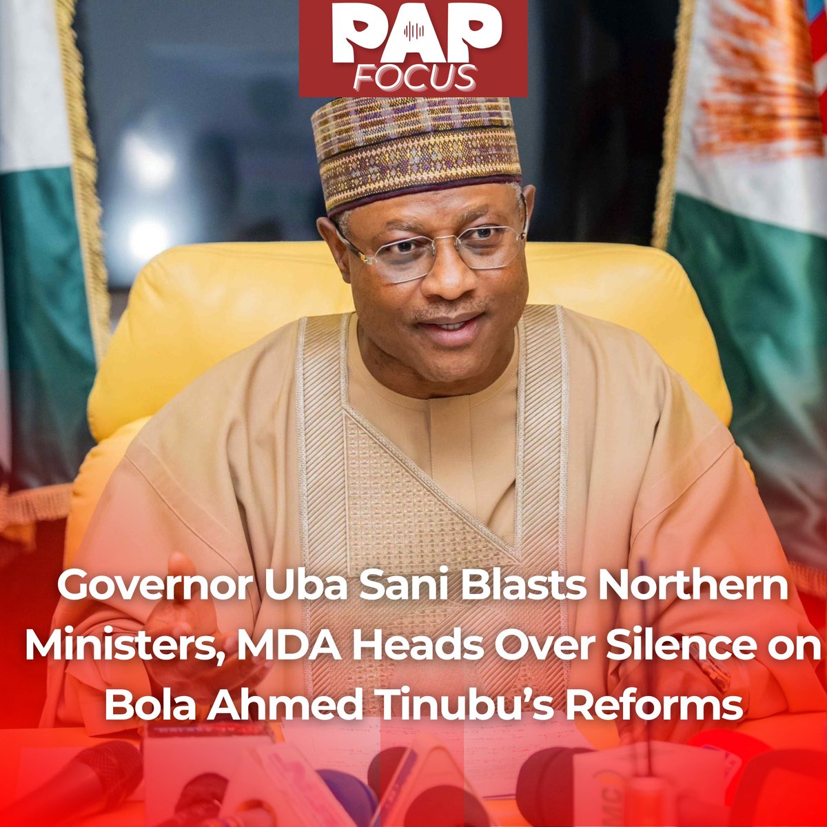 papshowng's tweet image. Kaduna State Governor, Uba Sani, has criticised ministers and heads of Ministries, Departments and Agencies (MDAs) from Northern Nigeria for what he described as their failure to effectively communicate the achievements of the administration of President Bola Ahmed Tinubu.
#pap