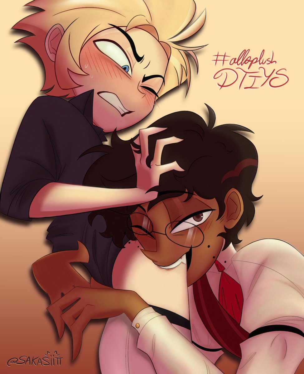 I made this art for @alloplush's DTIYS on bluesky I had so much fun ...