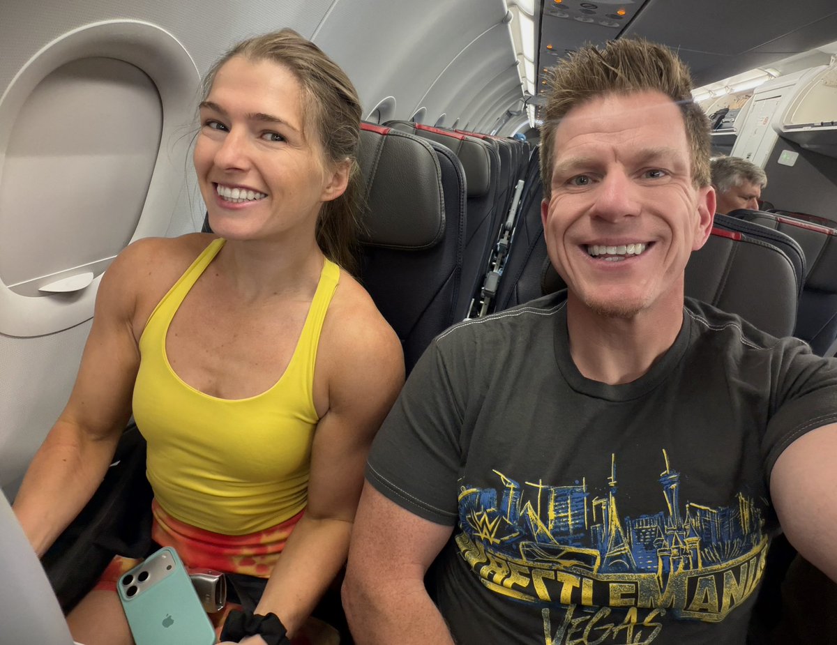 We are here in Las Vegas for Wrestlemania 42! Say hello if you see us! We will be at the <a href="/MANIACLUBWWE/">Mania Club</a> Smackdown party tonight at Yard House! #Wrestlemania