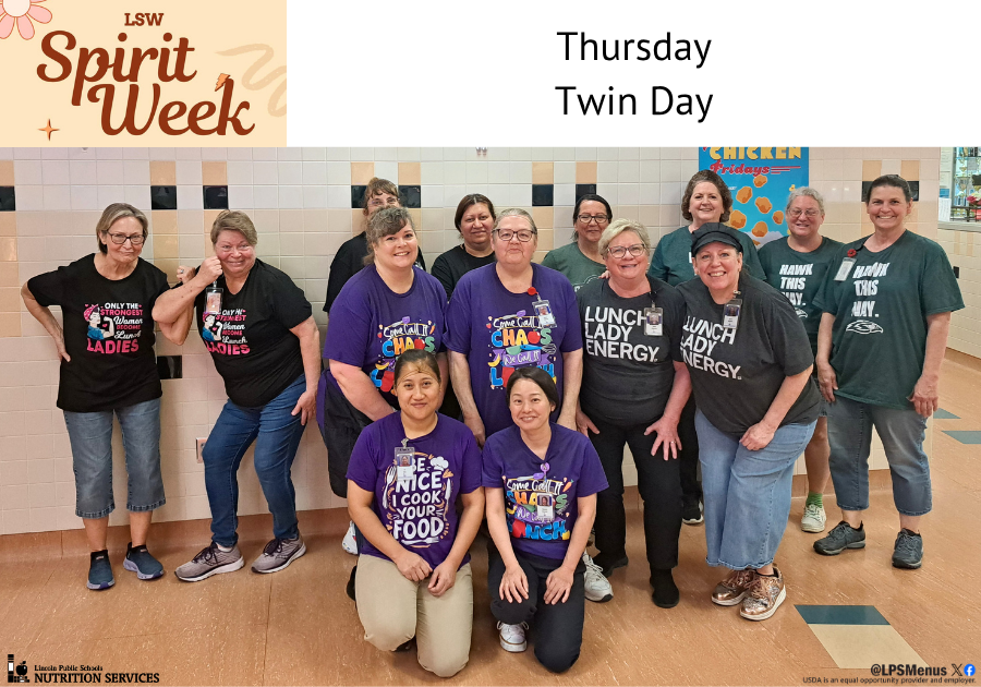 LPSMenus's tweet image. Southwest High cafeteria staff understood the assignment for Spirit Week!

Every day, they arrived in full theme bringing so much fun to lunchtime. It’s not just the food—it’s the smiles, laughter, and school spirit that come with it.

#WeLiketoHaveFunToo
#InsidetheFoodzone
