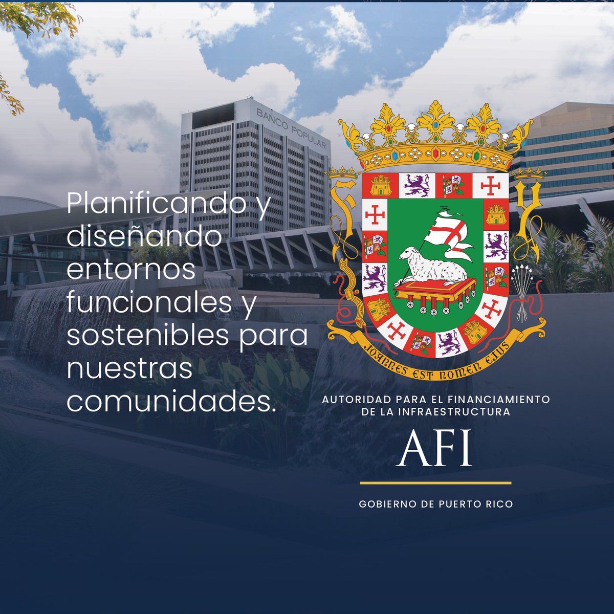 afigobiernopr's tweet image. Reconocemos a quienes planifican y diseñan por lo que aportan al desarrollo ordenado de nuestras comunidades. Su trabajo es clave para una infraestructura funcional, segura y sostenible. 

#Infraestructura #AFI