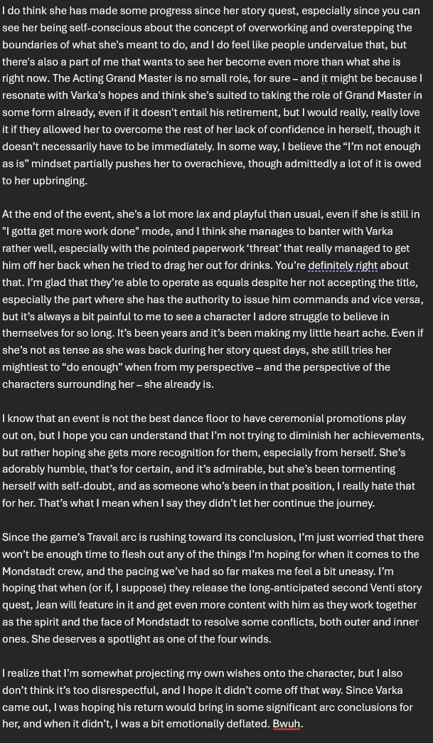 VARKA IS (basically) PERFECT tweet media