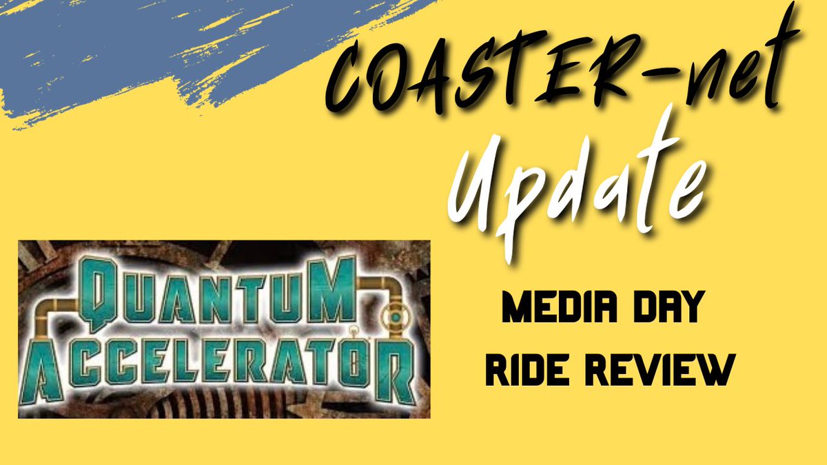 COASTERnet's tweet photo. Quantum Accelerator Roller Coaster Review from Media Day - COASTER-net Update
https://t.co/gkvWoCZwpf https://t.co/glRwUAwiM1