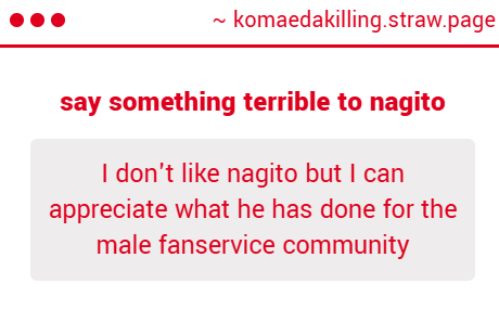 DAILY NAGITO HATE tweet media