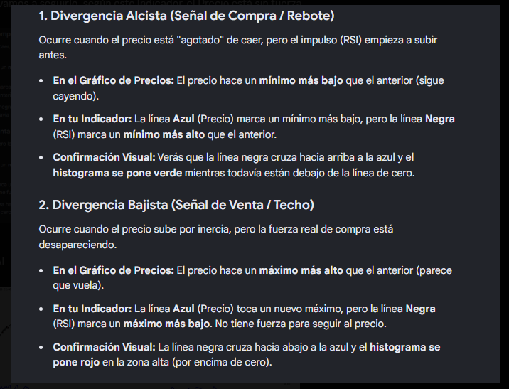 Ozono_V2's tweet photo. #RSIdeOzono
$GGAL ADR diario
Bueno, les cuento. Hace días que vengo trabajando con un Indicador propio, casero, que intente anticipar el precio e intente anticipar las divergencias del RSI en tiempo real
GGAL ADR diario, vamos a seguirlo y corregirlo de ser necesario pero según este Indicador, el Precio está sin fuerza
.