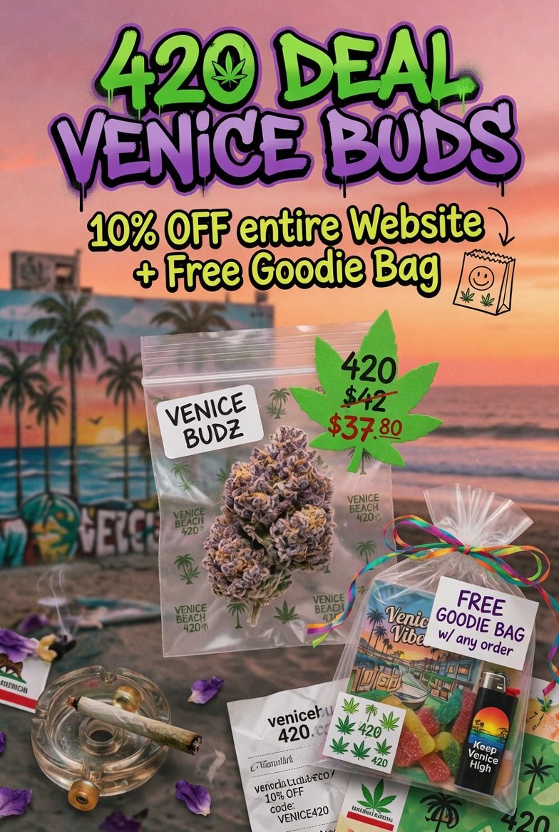 venicebuds's tweet photo. Happy 420 Weekend Folks! https://t.co/rBhM22HhFe