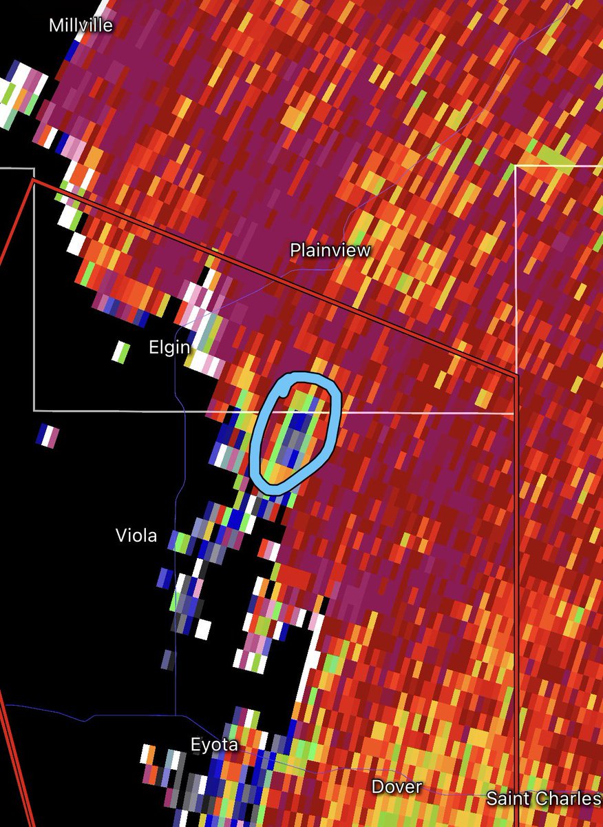 Radar confirms a damaging tornado bear Plainview, MN.

#tornado #weather #wxtwitter #MNwx