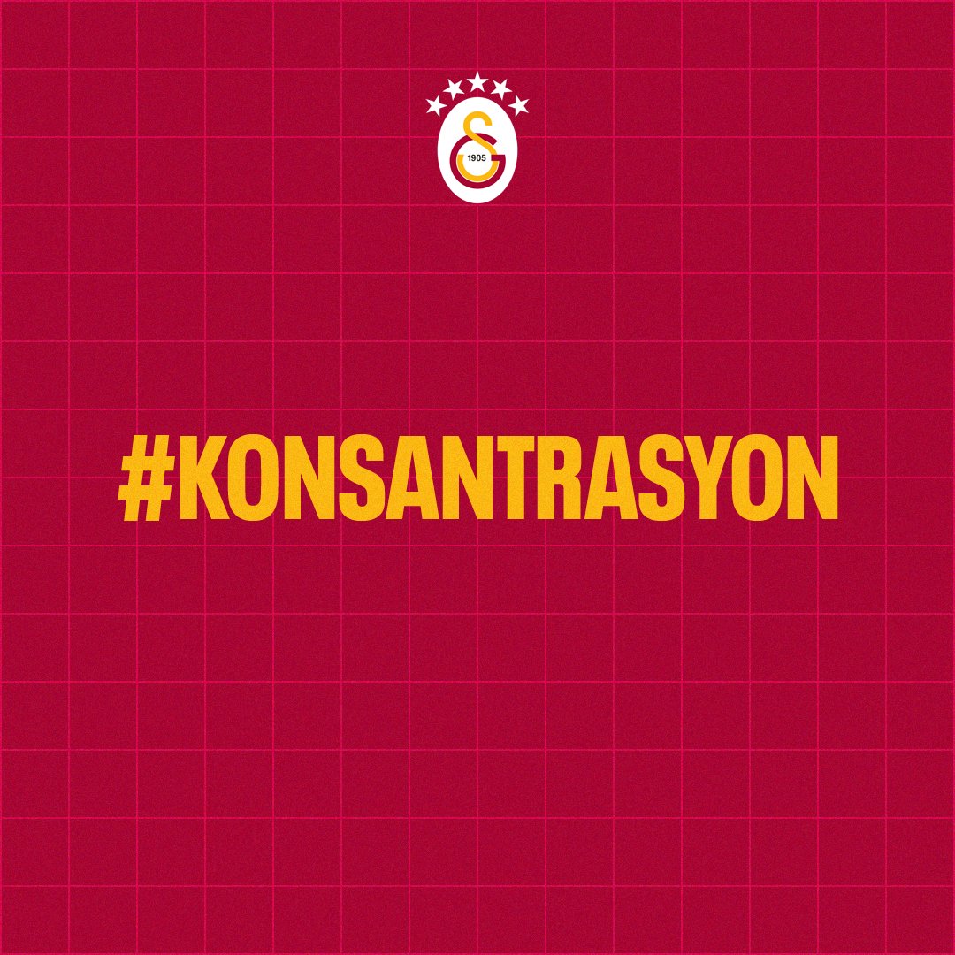 #KONSANTRASYON
#HEDEF26
<a href="/GalatasaraySK/">Galatasaray SK</a> 
<a href="/LTorreira34/">Lucas Torreira #LT14</a> <a href="/abdulkerimbard1/">Abdülkerim Bardakcı</a> <a href="/yunusakgun17/">Yunus Akgün</a> <a href="/Barisalperyilmz/">Barış Alper Yılmaz</a> <a href="/victorosimhen9/">Victor Osimhen</a> <a href="/cakirugurcan96/">Uğurcan Çakır</a>