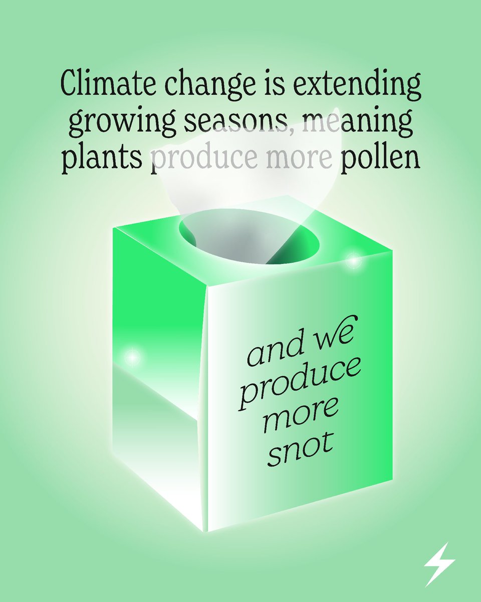 Thanks Climate Sneezing all day? Thanks, climate change.