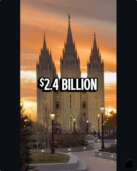 mormons_speak's tweet image. The #LDS Church can spent billions on malls, high-end real estate and temple renovations yet not build one homeless shelter or medical clinic for the destitute.