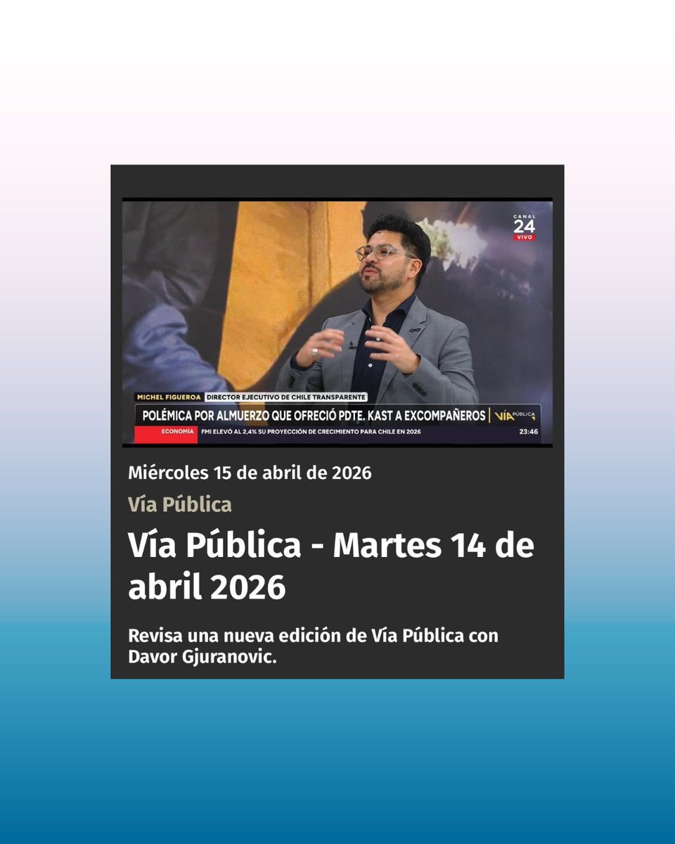 Chile Transparente tweet media