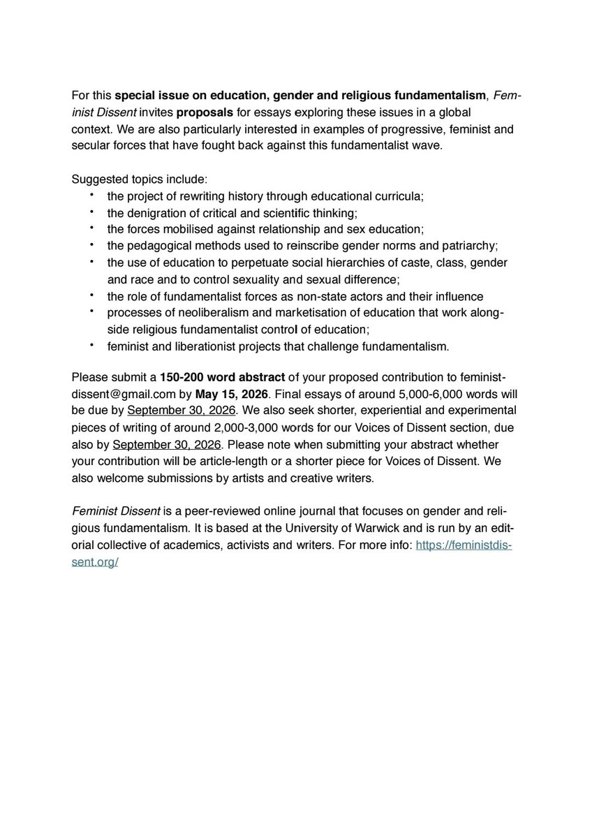 Feminist Dissent tweet media