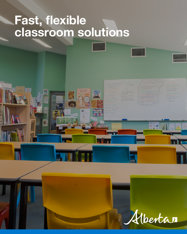 AlbertaEd's tweet image. More classrooms, sooner. Budget 2026 invests $600M over three years for modular classrooms – including $200M in 2026/27 – to help crowded schools add space as enrolment grows. alberta.ca/announcements.…

#Budget2026 #ABEd