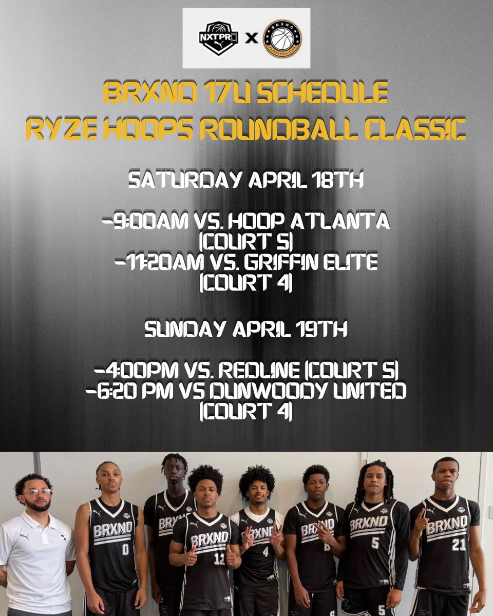 CoachEricM3's tweet photo. Back in action this weekend at LakePoint. #BuiltNotBought #BrxndBasketball https://t.co/Ml8pRKfJjK