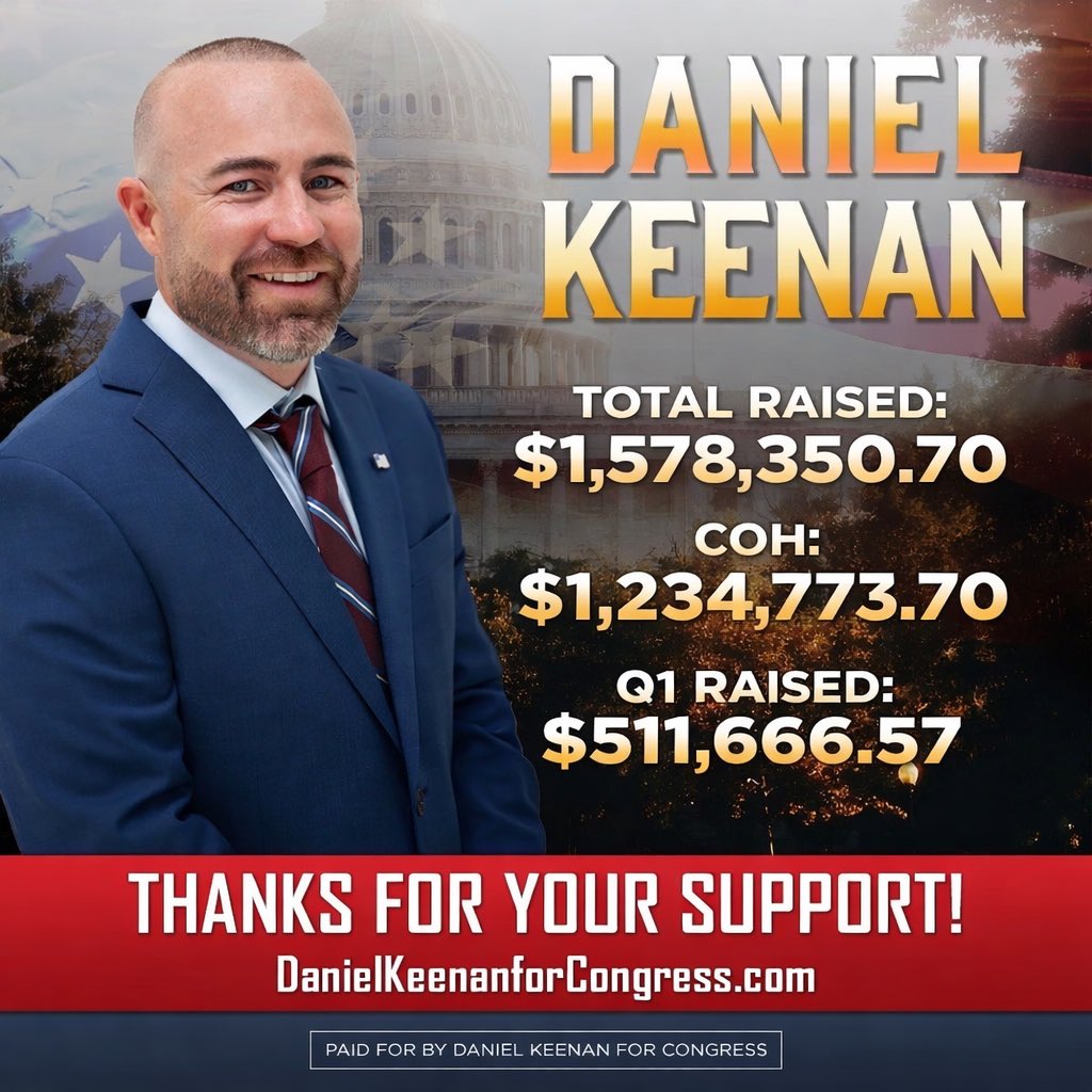 DK_ForCongress's tweet photo. Continuing our fundraising dominance in #AZ05 — we earned the top spot with nearly a 4-to-1 advantage over my opponent.

💰 $1,578,350.70 raised to date  
💰 $1,234,773.70 cash on hand  
💰 $511,666.57 raised in Q1

Thank you Arizona. https://t.co/xZBLnRWNWn