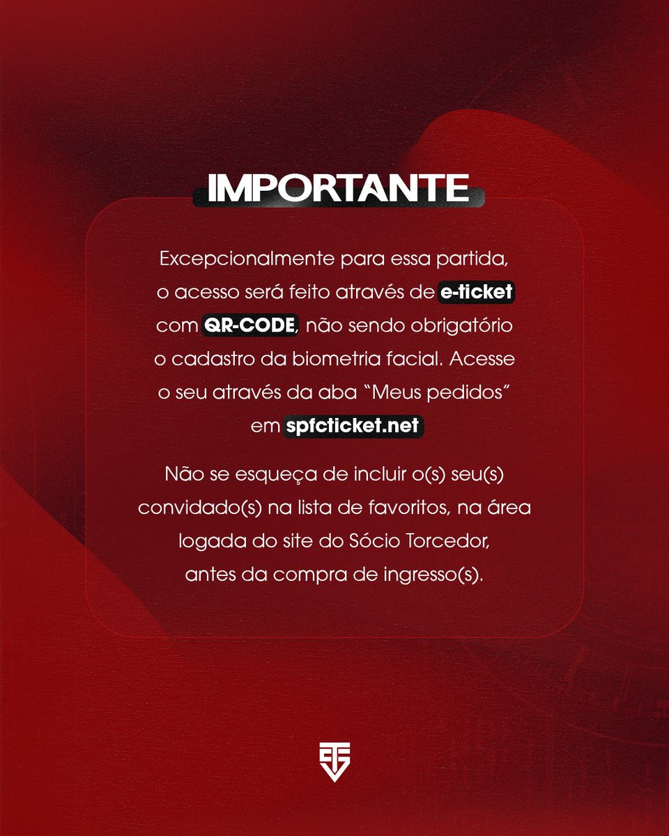 Sócio Torcedor | São Paulo FC tweet media