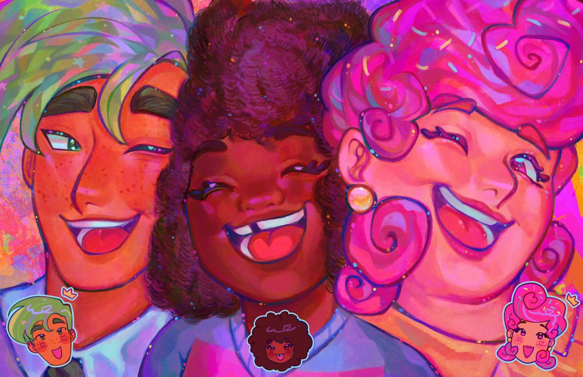 coswan and hazel!!! 💚💙🩷

#fairlyoddparents #fopanw