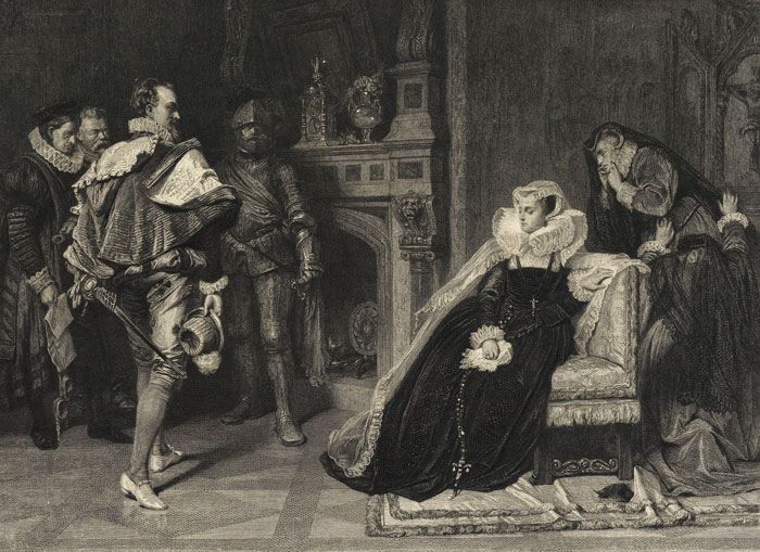 AmericaTFP's tweet photo. Following the Protestant revolt in England, Catholics faced persecution. Mary, Queen of Scots, was condemned to death by Queen Elizabeth I, her cousin. The last letter she wrote is on display in Scotland &amp; raises the question “Was she a Catholic martyr?”
 https://t.co/avEv5e1dYv https://t.co/dUQ2WJY66D