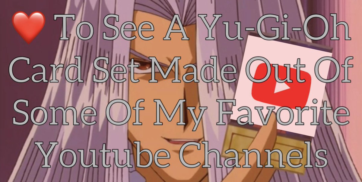 ToonWorldKing's tweet image. “Alright Duelists, it’s Friday, so let’s have some fun! Today it’s about the best on YouTube”

#FridayFun #FridayFame #CustomYugiohCards 

x.com/toonworldking/…