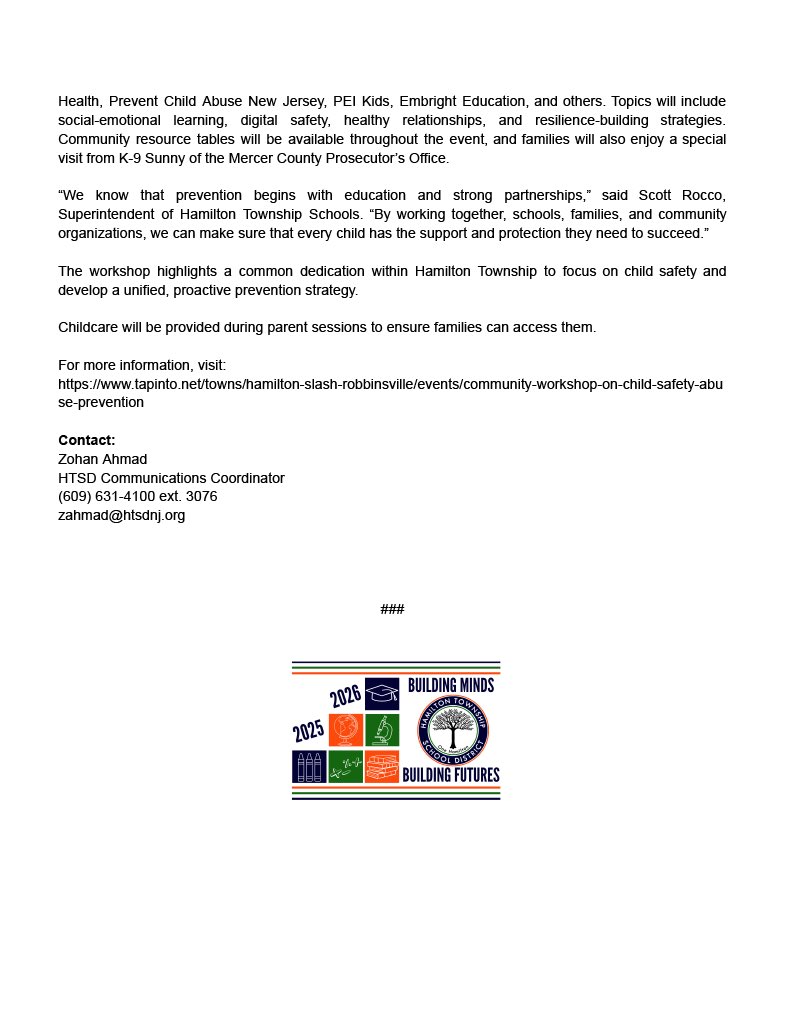 WeAreHTSD's tweet photo. 📣 HTSD Press Release https://t.co/IHCVsLv5cc