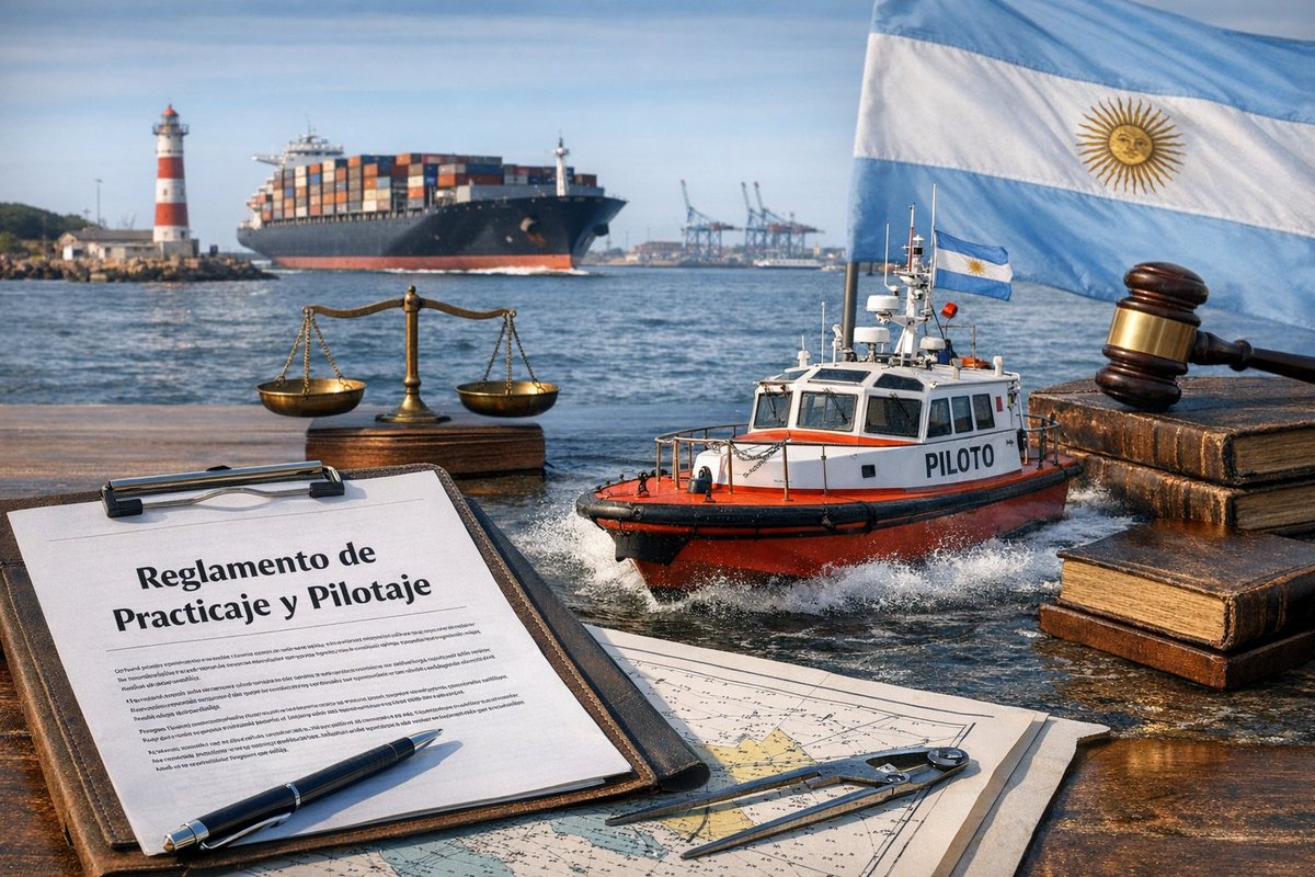 ConfluenciaPort's tweet photo. ⚓ Actualización del practicaje y pilotaje en Argentina. 📩 Texto de Jorge Metz, ex Subsecretario de Puertos y Vías Navegables y ex Secretario General del CIC Plata. 🧭 Modernización y consenso en el sistema marítimo. 👉 https://t.co/SrZtZTkNLL
#Practicaje #Pilotaje #Puertos #Regulación #ConfluenciaPortuaria