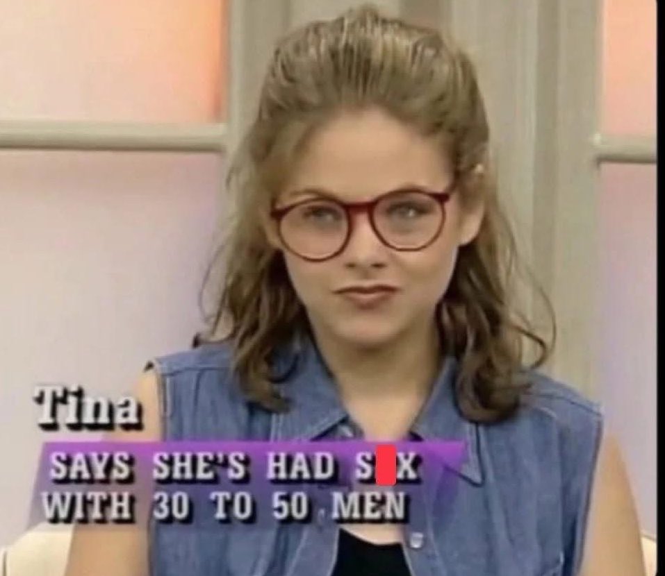 20 years ago this was such a crazy number that it got on daytime trash tv