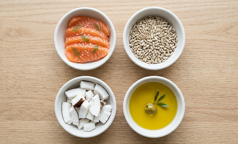 Your brain is roughly 60% fat. Feed the structure, not just the function. 

4 fats your brain is craving:

1) DHA: From wild salmon (the "structural" fat).

2) Phosphatidylserine: Found in sunflower lecithin (for memory).

3) MCTs: From coconut (for quick cellular energy).

4)