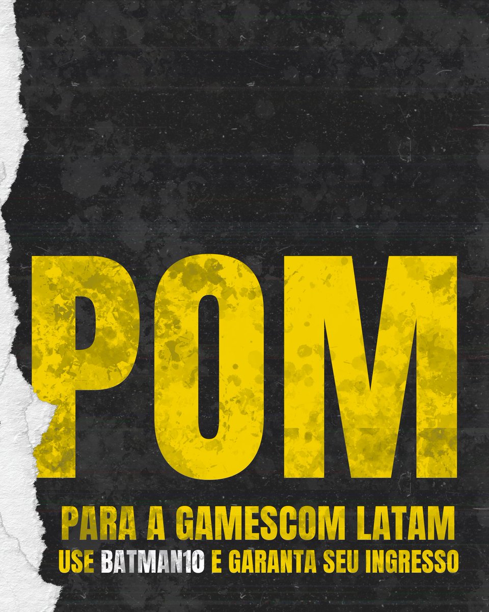 WarnerPlayBR's tweet photo. O link pra comprar o ingresso tá na bio! 🙃 #WarnerPlay #GamescomLatam https://t.co/VTFCp0SOUS