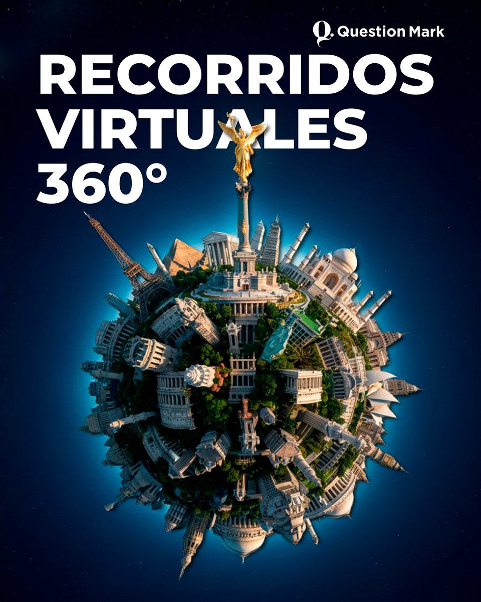 QuestionMarkmx's tweet image. Explorar el mundo sin salir de casa ya es una realidad 🌍✨
Los recorridos virtuales 360° siguen transformando la forma en que vivimos la cultura, la educación y el turismo.

#RecorridosVirtuales #RealidadVirtual #360Experience #MuseosVirtuales