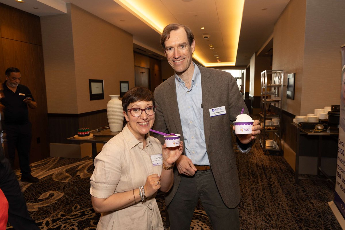 AlphaFriend's tweet photo. A1F kicked off the 2026 "Ice Cream for Alpha-1" Building Friends for a Cure (BFC) fundraising campaign at the 29th GLS Workshop! Attendees enjoyed a sweet treat and learned more about this fun, interactive nationwide event that raises awareness and funds toward a cure for Alpha-1. Learn more about hosting your very own Ice Cream for Alpha-1 event here: https://t.co/VxLAUMxM2E