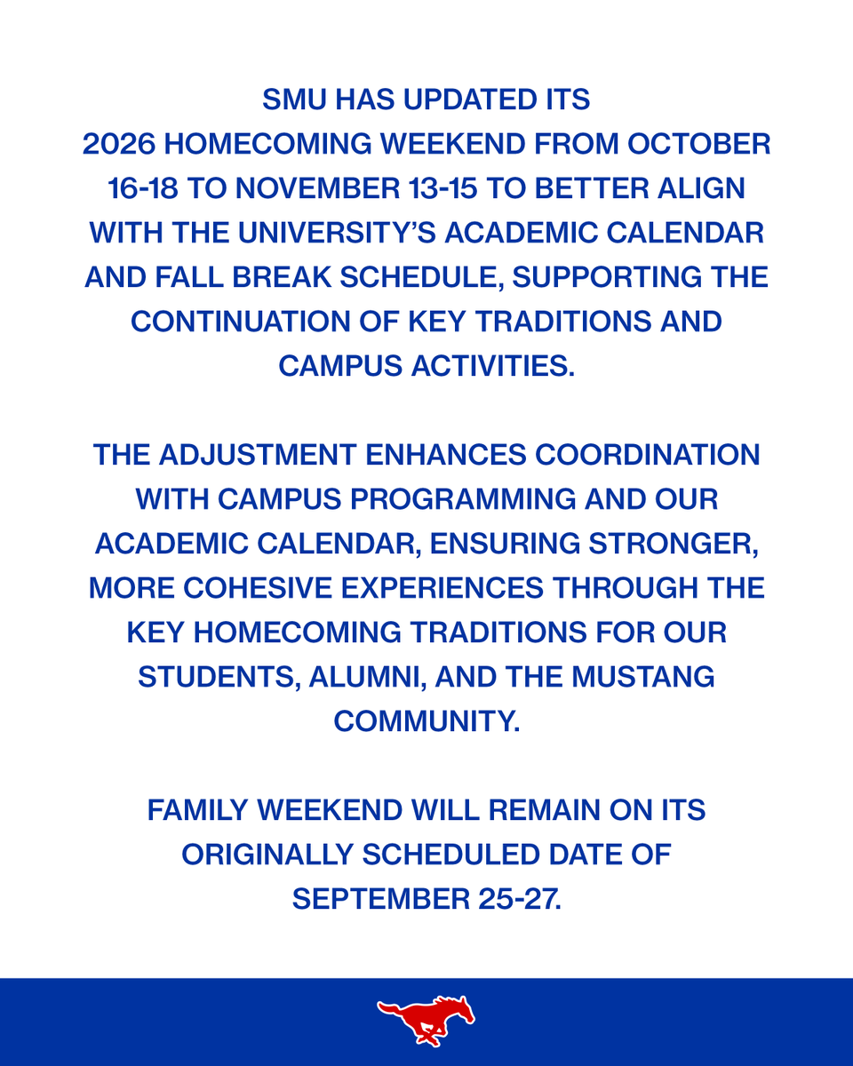 SMU Athletics tweet media