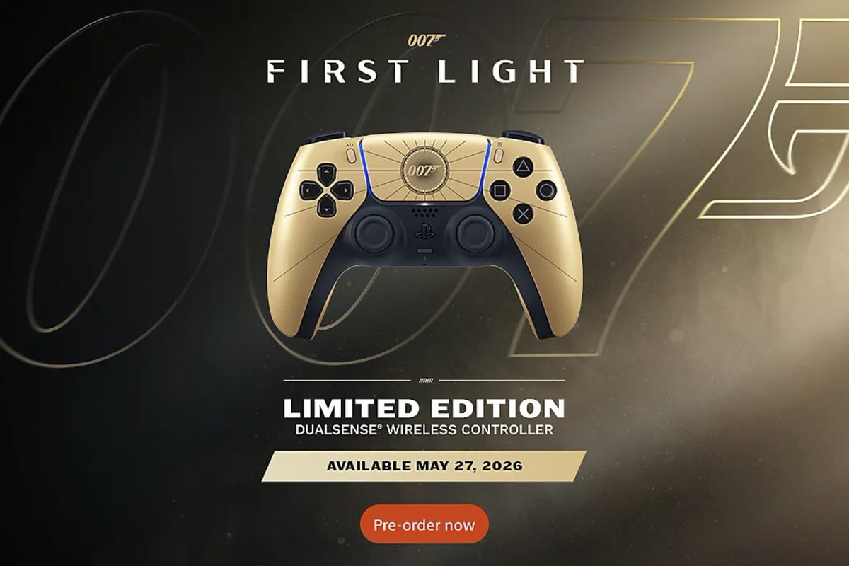 Did you preorder one of the Bond First Light PS5 controllers that launched today?

Link: play.st/489wv7X

This week:
Tomodachi Life
Neo Geo Return
Gold PS5 Controller

They’re killing us this week 😂